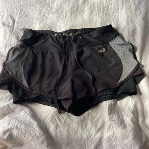 Black workout shorts Avia